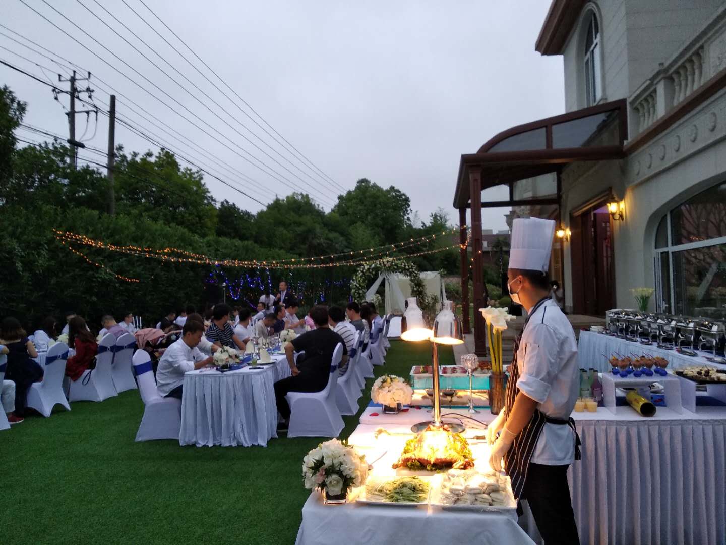 生态园轰趴别墅派对松江桃源府邸大草坪婚庆店