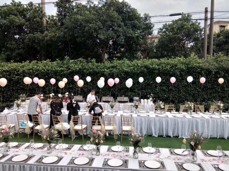生态园轰趴别墅派对松江桃源府邸大草坪婚庆店